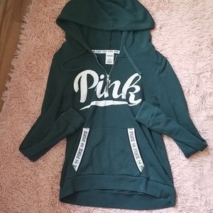 PINK quarter zip hoodie
